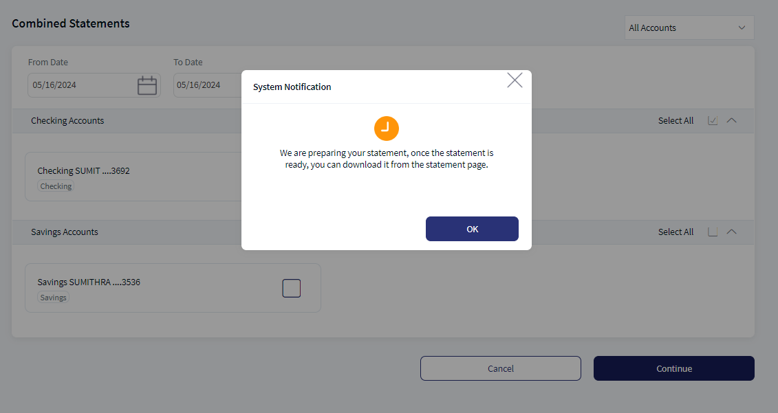 System Notification